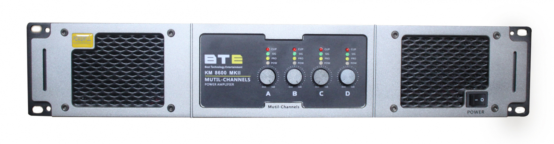 Cục Đẩy Công suất 4 kênh  BTE KM8600 MKII