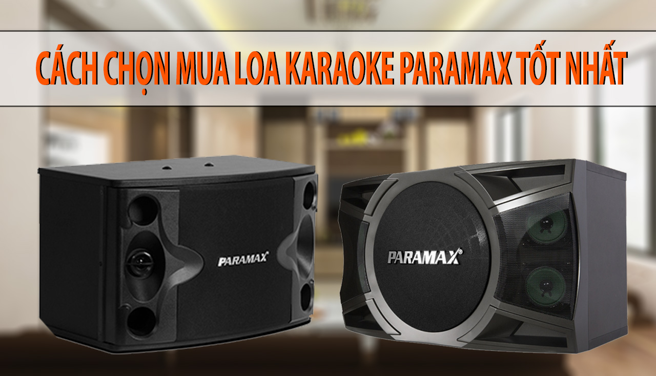 Cách chọn mua loa karaoke Paramax tốt nhất