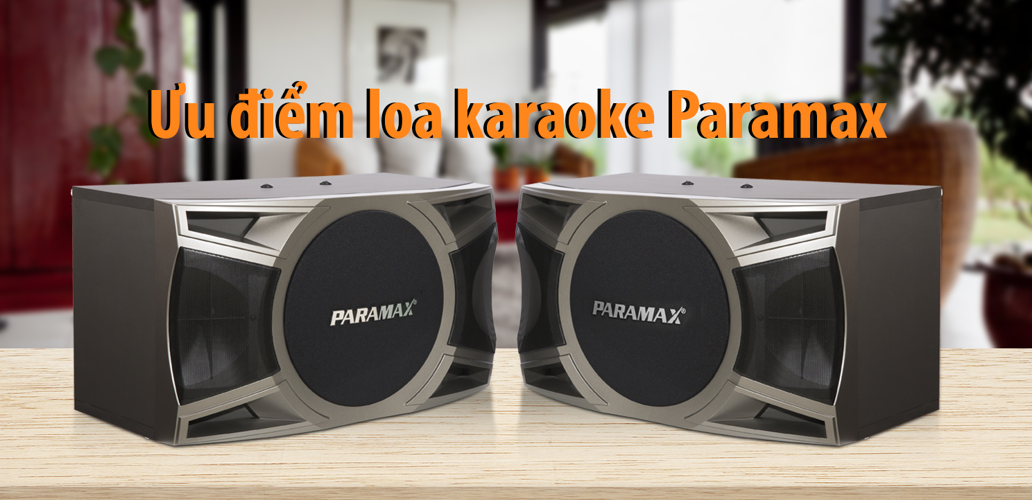 Loa karaoke Paramax có ưu điểm gì?